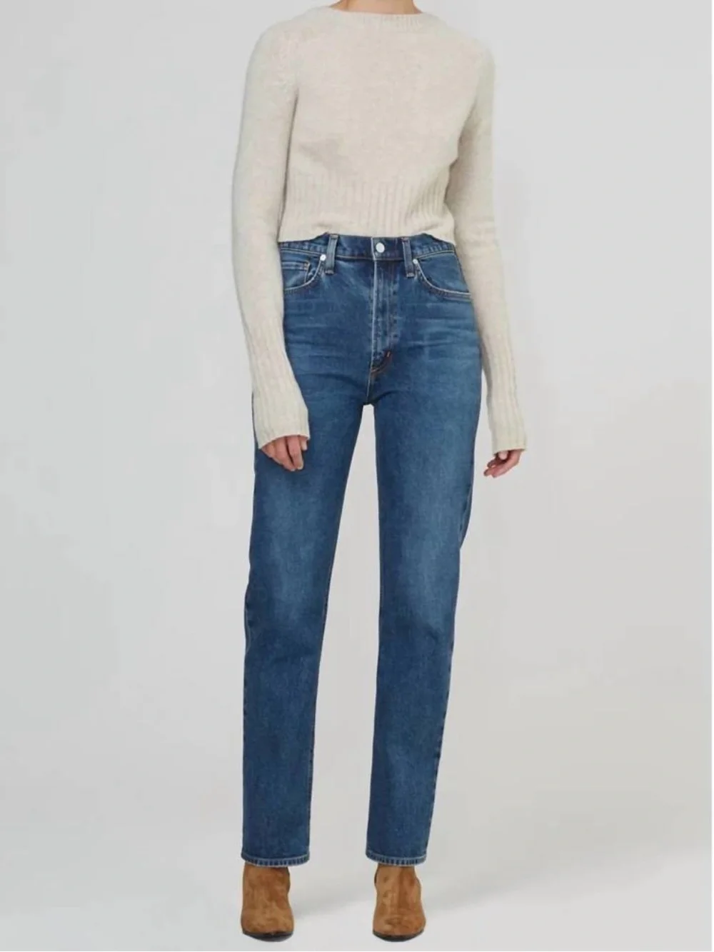 Citizens of Humanity Daphne High Rise Stovepipe Jeans in Winsome Size 31 - Picture 3 of 14